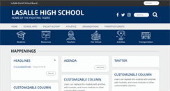 Desktop Screenshot of lhs.lasallepsb.com