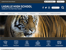 Tablet Screenshot of lhs.lasallepsb.com